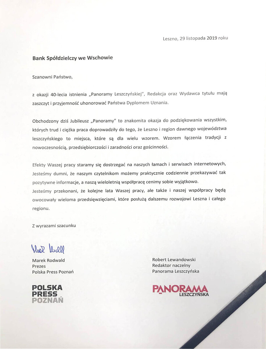 Gala Jubileuszowa 40-lecia Panoramy Leszczyńskiej - zdjęcie w treści aktualnosci nr 3